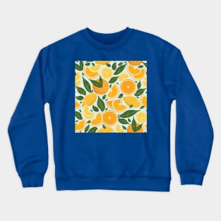 Summery Citrus Mood / Mint Splash Crewneck Sweatshirt